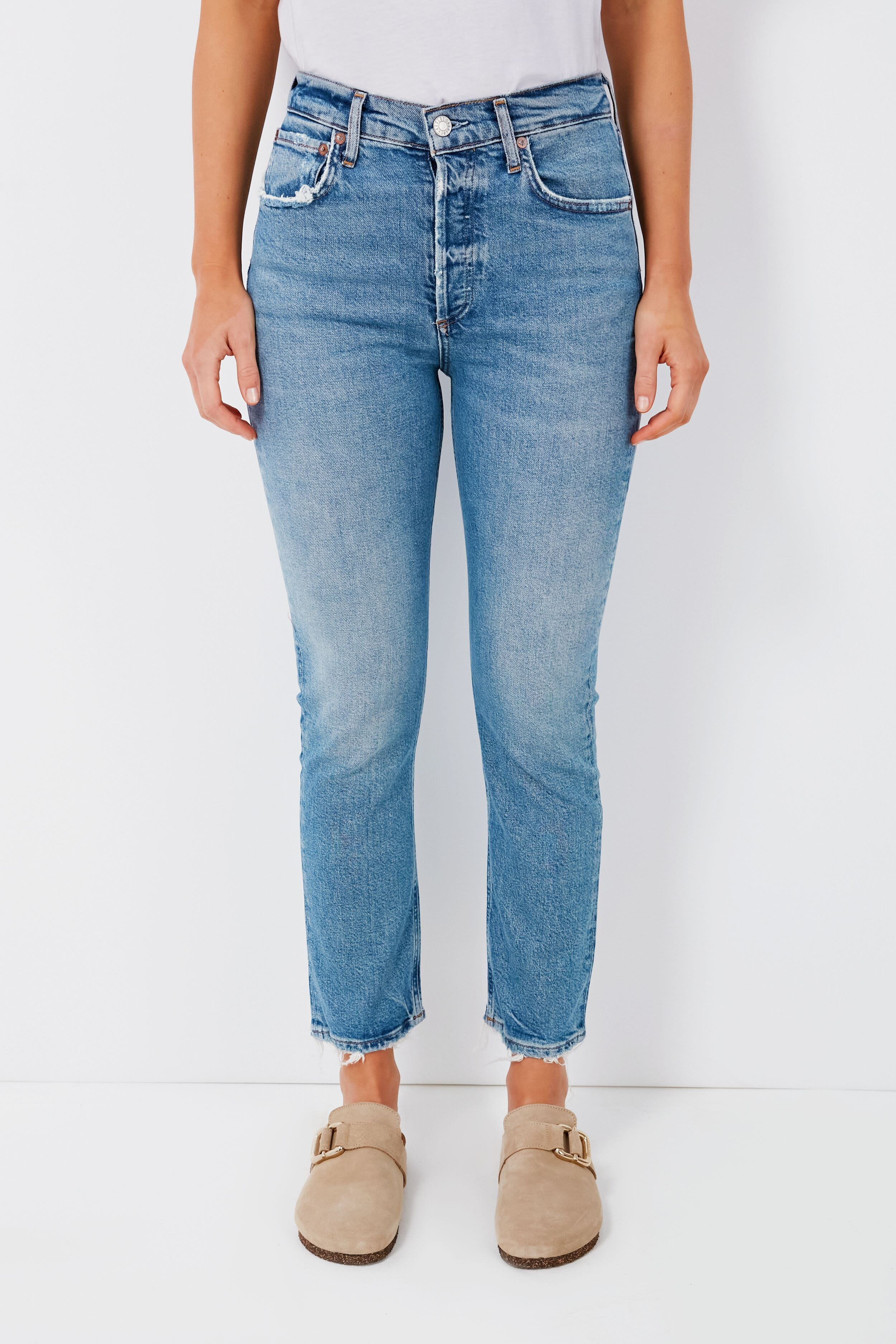 Cove Riley High Rise Straight Crop | Tuckernuck (US)