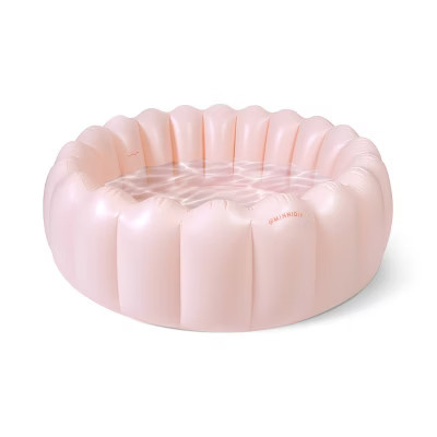 MINNIDIP Tufted Pool 125 gal Novelty Kiddie Pool - Blush: PVC Inflatable for 6+ Years | Target