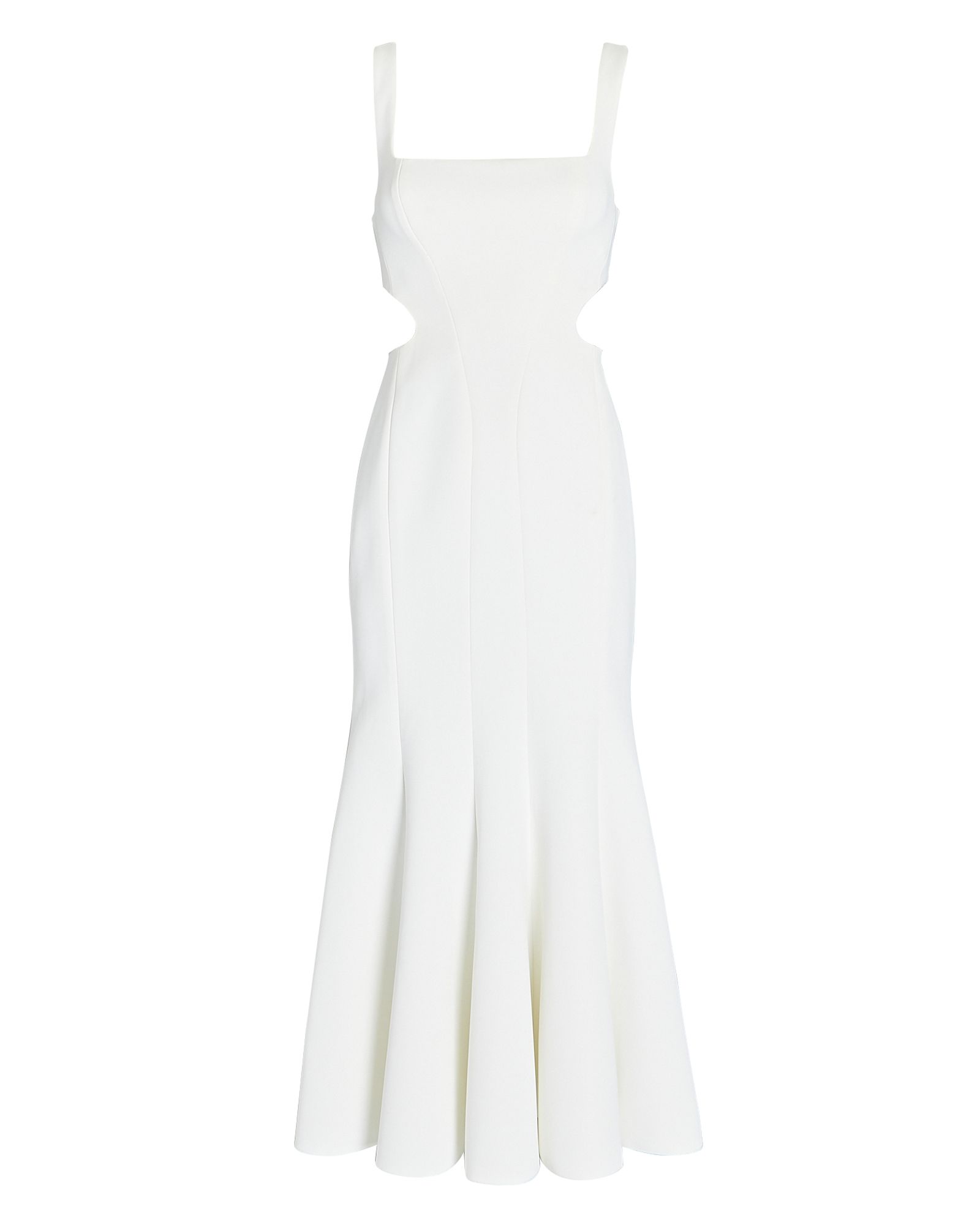 Paracombe Cut-Out Fluted Midi Dress | INTERMIX