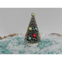 Miniature Christmas Tree, Tiny Santa, Vintage Style, Fairy Garden Accessories, Miniature | Etsy (US)