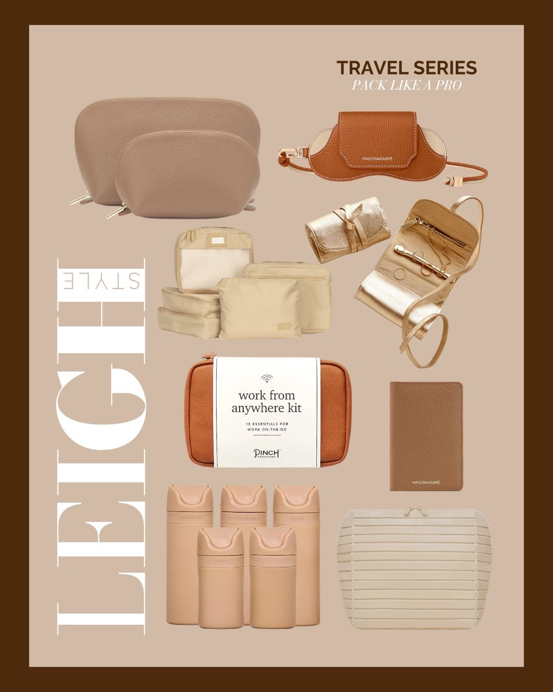 Packing is an art. These are the pieces that make it effortless.

#travelessentials #travelorganization #packingcubes #travelaccessories #travelhacks #packlikeapro #travelorganizer #toiletrybag #jewelryroll #travelbag #maisonsabre #travelfinds #travelmusthaves

#LTKTravel #LTKSaleAlert