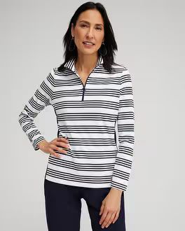 Zenergy® UPF Stripe Long Sleeve Top | Chico's