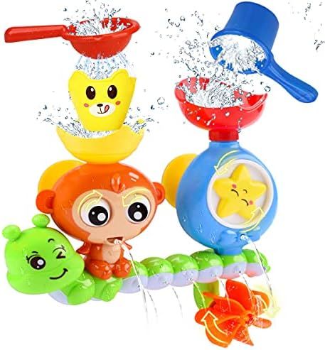 Bath Toys for Toddlers 1-3 Age 1 2 3 4 Year Old Boys Girls Toddler Bath Tub Toys for Kids Baby In... | Amazon (US)