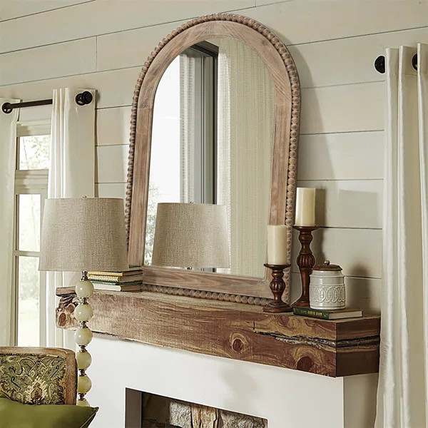 Jerri Wood Rectangle Wall Mirror | Wayfair North America