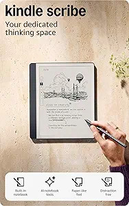 Amazon Kindle Scribe (64GB) - Your notes, documents and books, all in one place. With built-in AI... | Amazon (US)