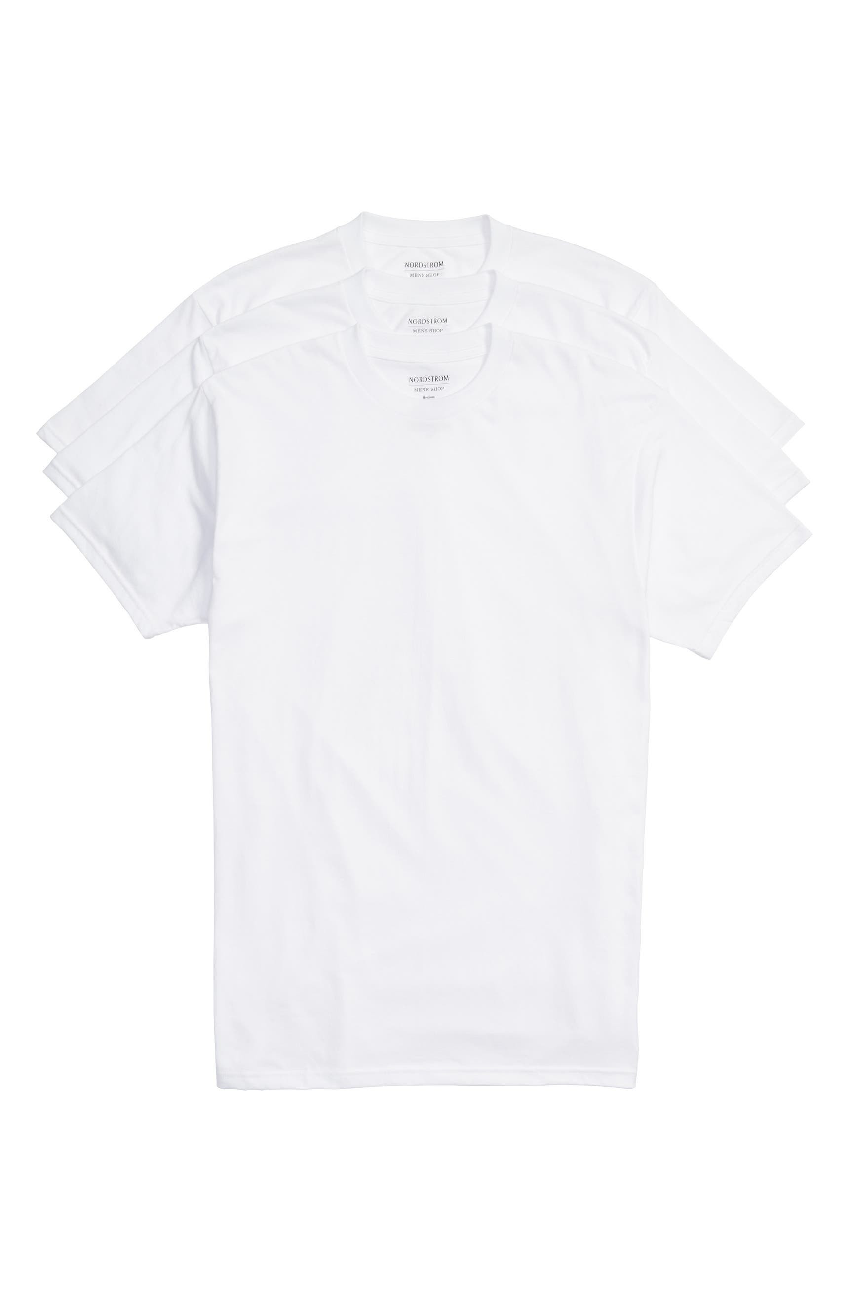 Regular Fit 4-Pack Supima® Cotton T-Shirts | Nordstrom