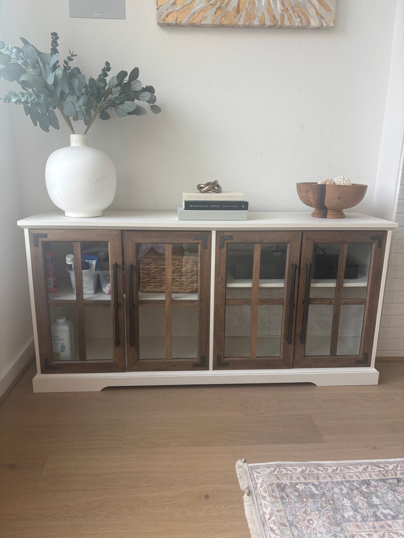 I’ve been looking for a console table for months and finally found this one on Amazon for half of the price of the same look I was going for at a big furniture store 

#LTKHome #LTKStyleTip