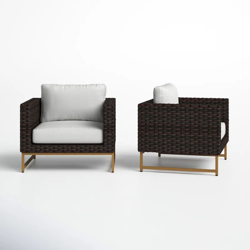 Savion Outdoor Lounge Chair (Set of 2) | Wayfair North America