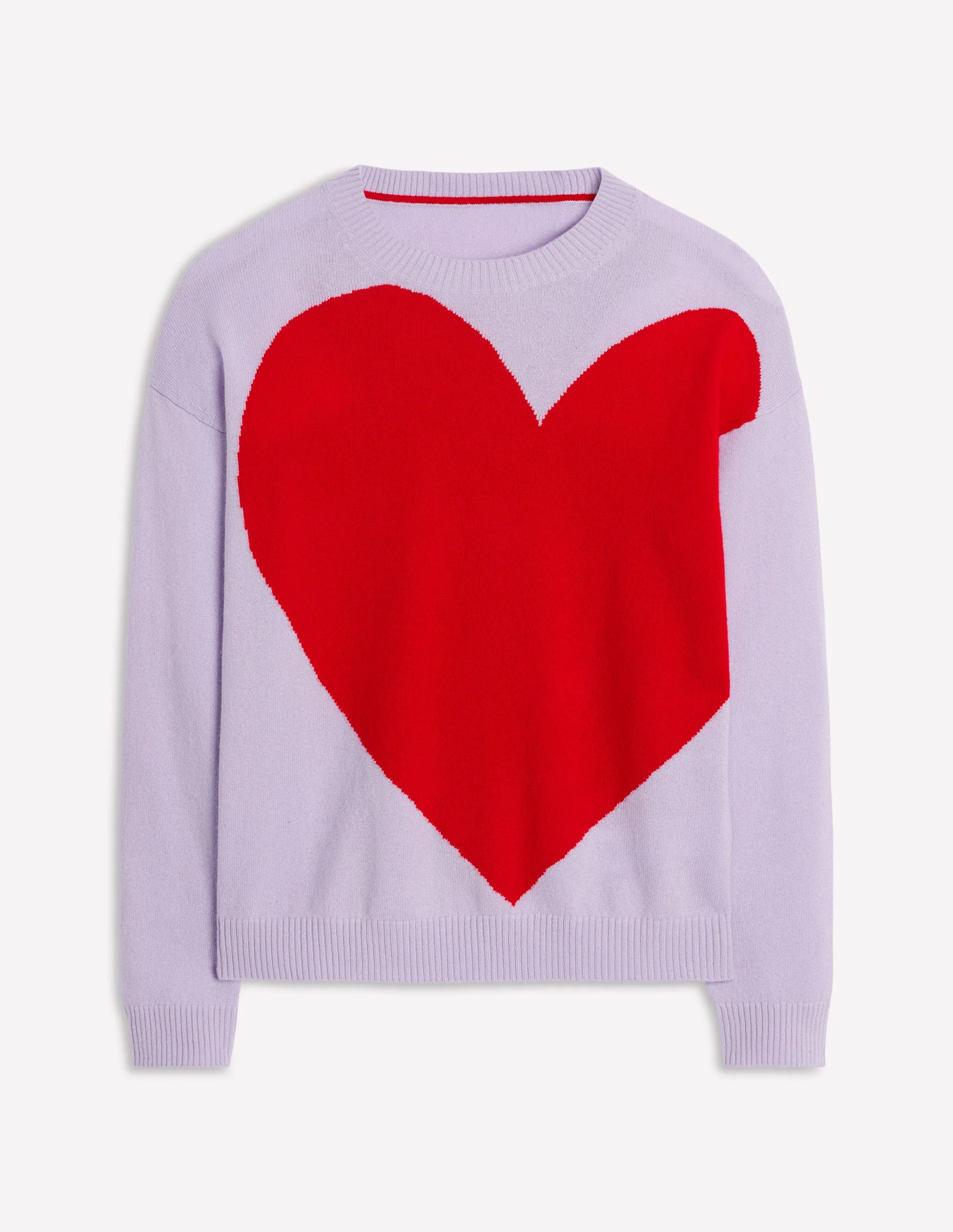 Lydia Cashmere Jumper-Purple Heart | Boden UK