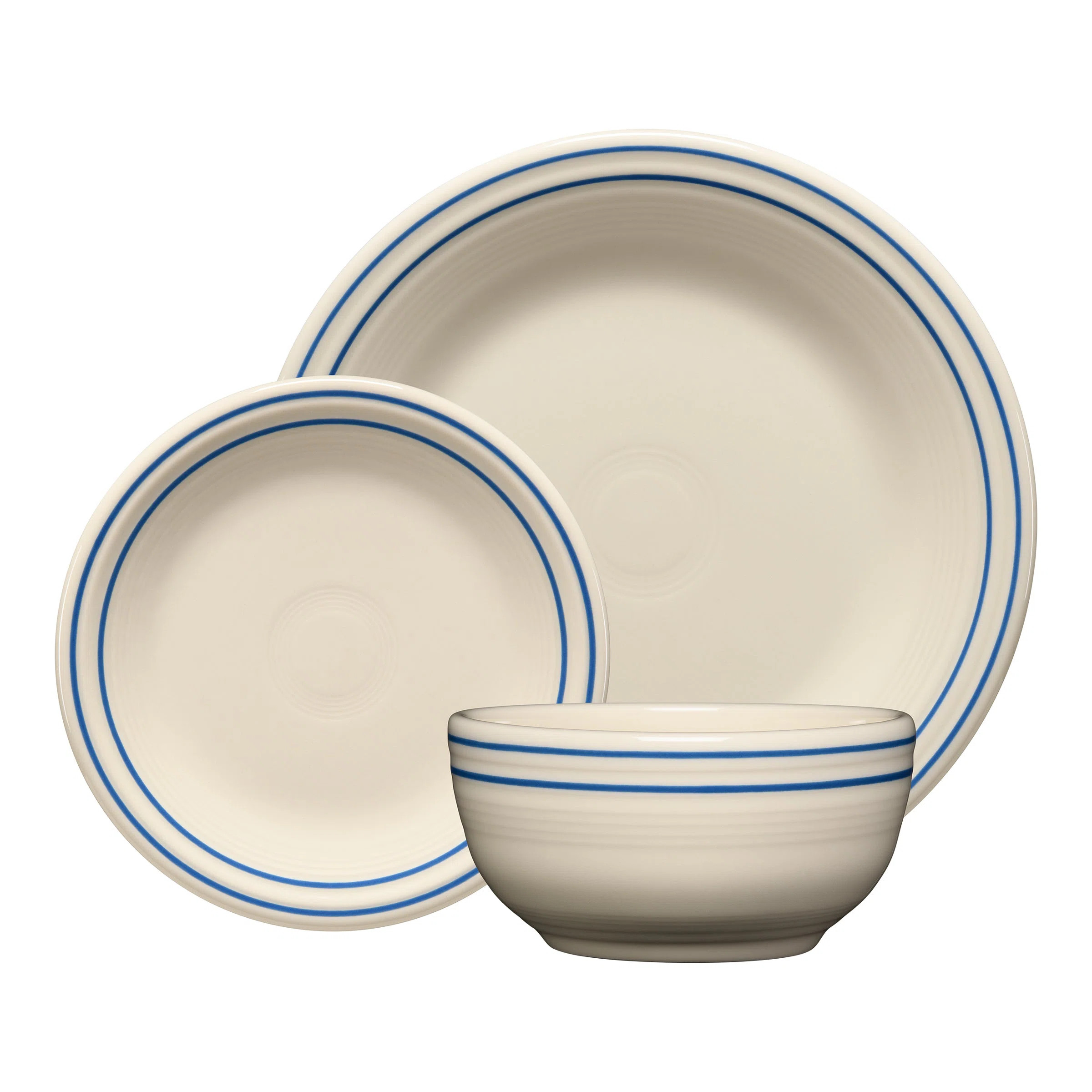 Fiesta Americana Lapis Band 3-Piece Place Setting, Service For 1 | Wayfair North America