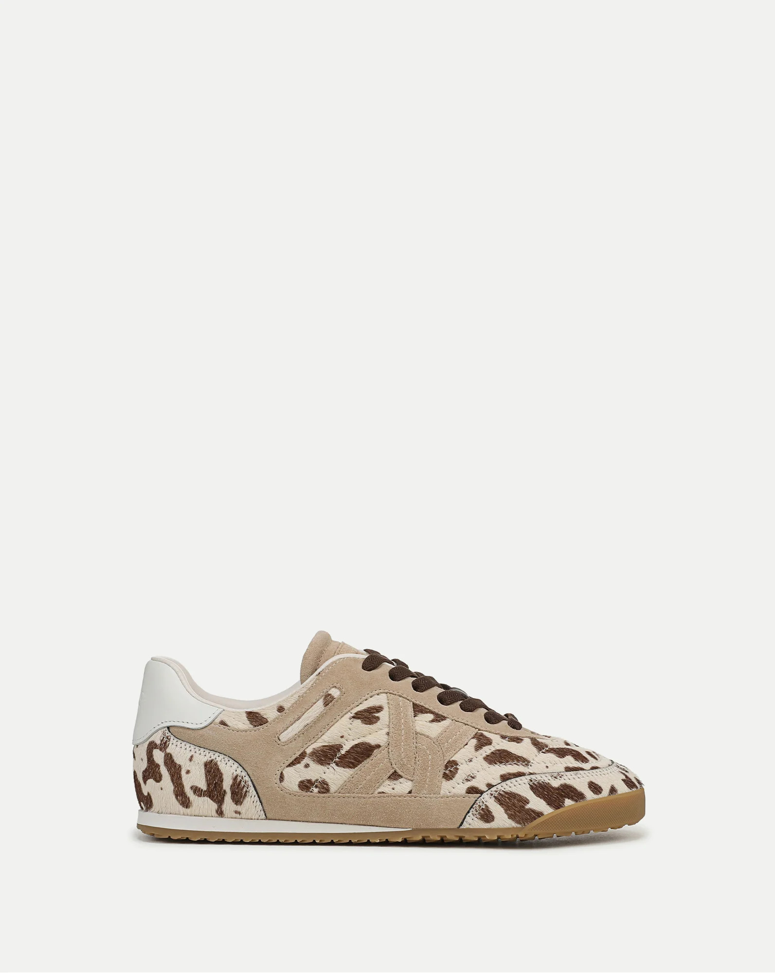 Natalia Calf Hair Sneaker in Sand/Brown Multi | Veronica Beard | Veronica Beard