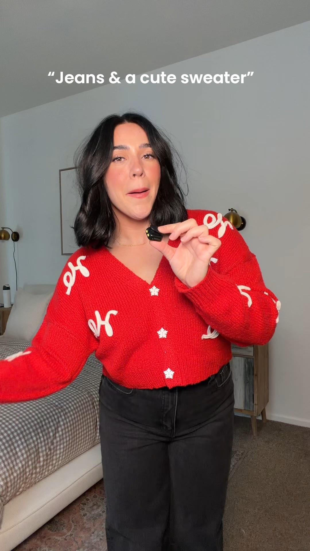 Jeans and a cute sweater outfit, truly can’t go wrong. Size L in all and the jeans are 10! Midsize winter styles teacher outfit ideas, holiday outfit, Christmas sweater, Christmas party outfit. 

#LTKSeasonal #LTKMidsize #LTKHoliday