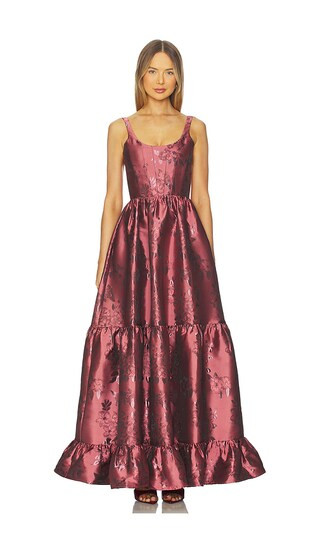 Avery Gown in Deco Rose Baroque Floral | Revolve Clothing (Global)