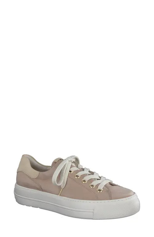 Paul Green Urban Platform Sneaker in Antelope Sand Combo at Nordstrom, Size 9.5Us | Nordstrom