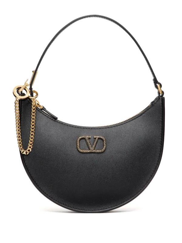 Valentino Garavani Mini VLogo Signature Leather Shoulder Bag - Farfetch | Farfetch Global