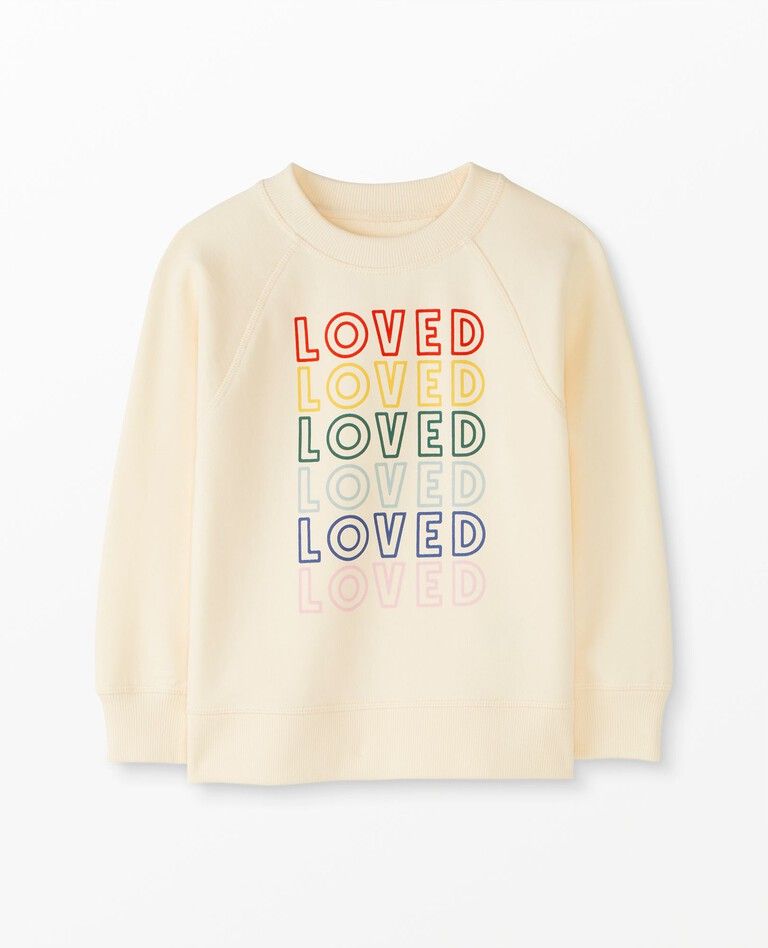 Valentines Graphic Sweatshirt In French Terry | Hanna Andersson