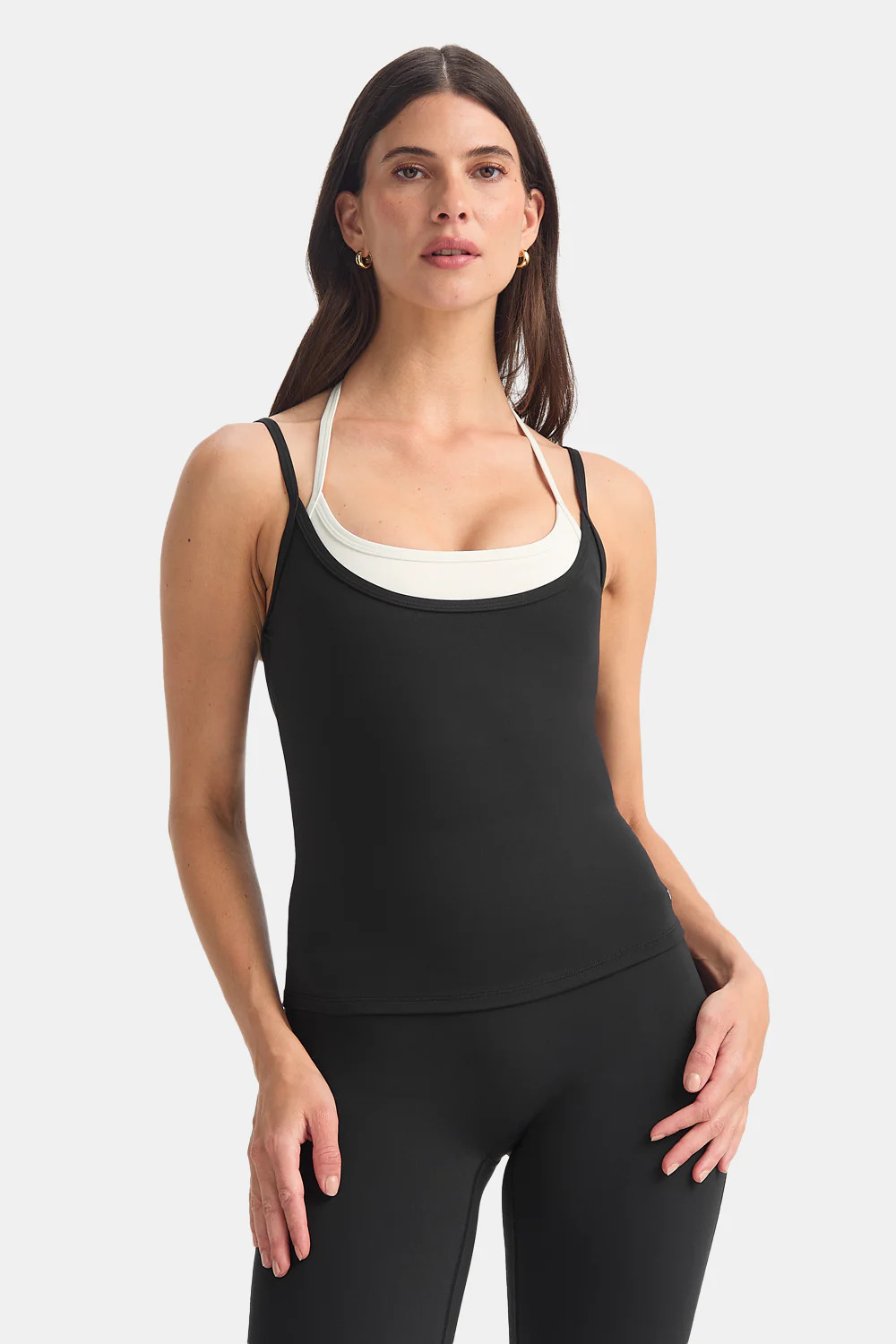 DayFlex Double Layer Vest - Black / Ivory | TALA (UK)