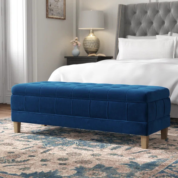 Gloria Velvet Ottoman | Wayfair North America
