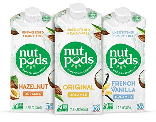 nutpods Dairy Free Coffee Creamer Unsweetened (Variety 3-pack) - Whole30/Paleo/Keto/Vegan/Sugar Free | Amazon (US)