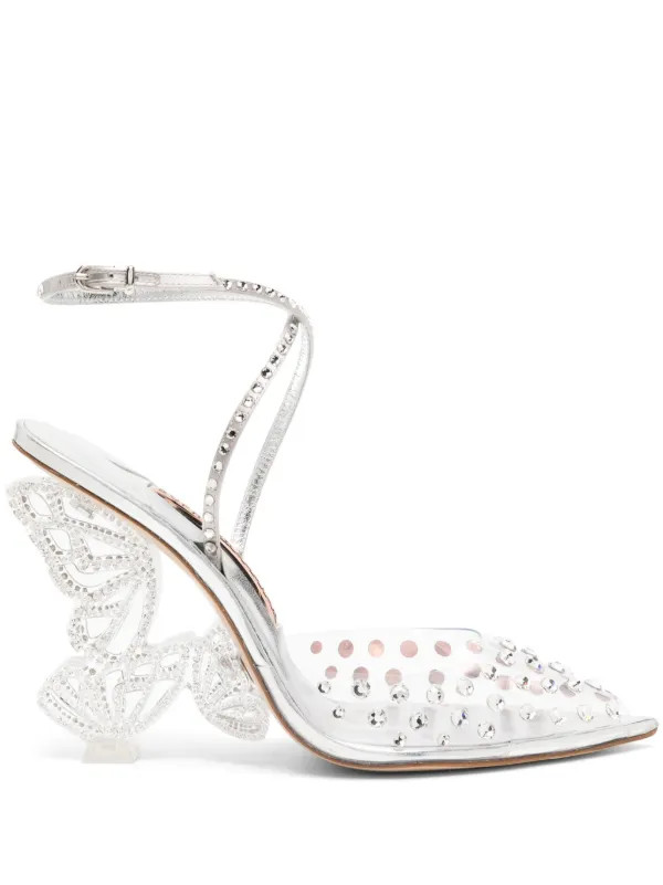 100mm Paloma crystal-embellished pumps | Farfetch Global