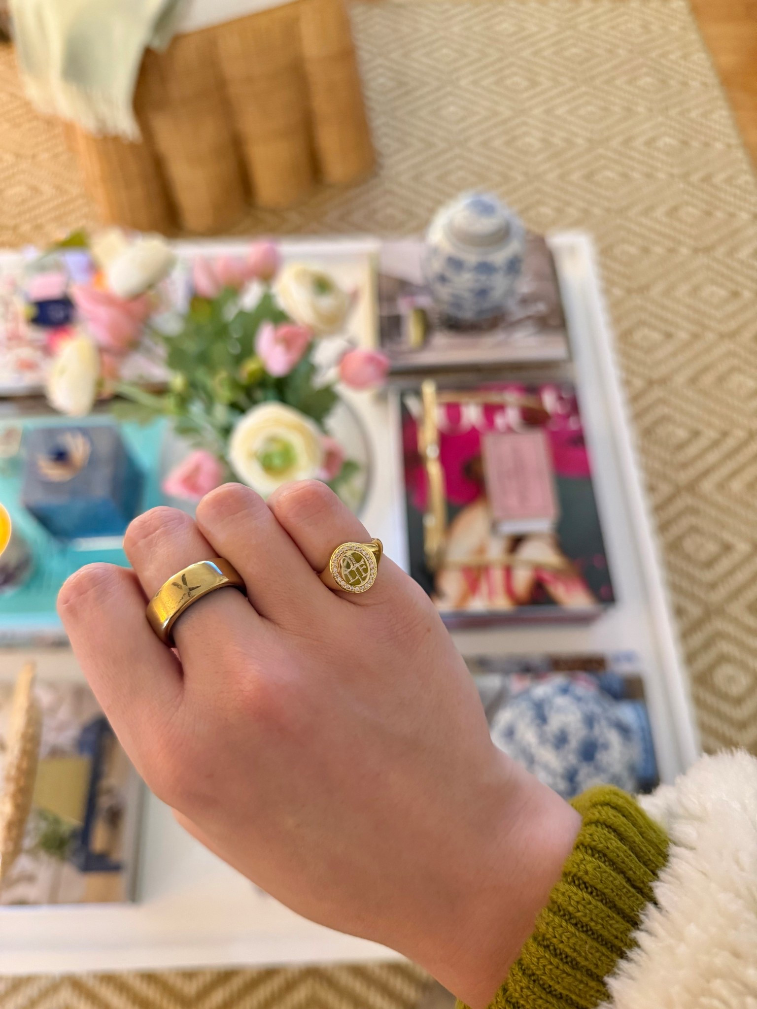 Obsessed with my new pave crest ring à la @goldbugcollection 💎 

#LTKootd #LTKgrwm #LTKdayinmylife