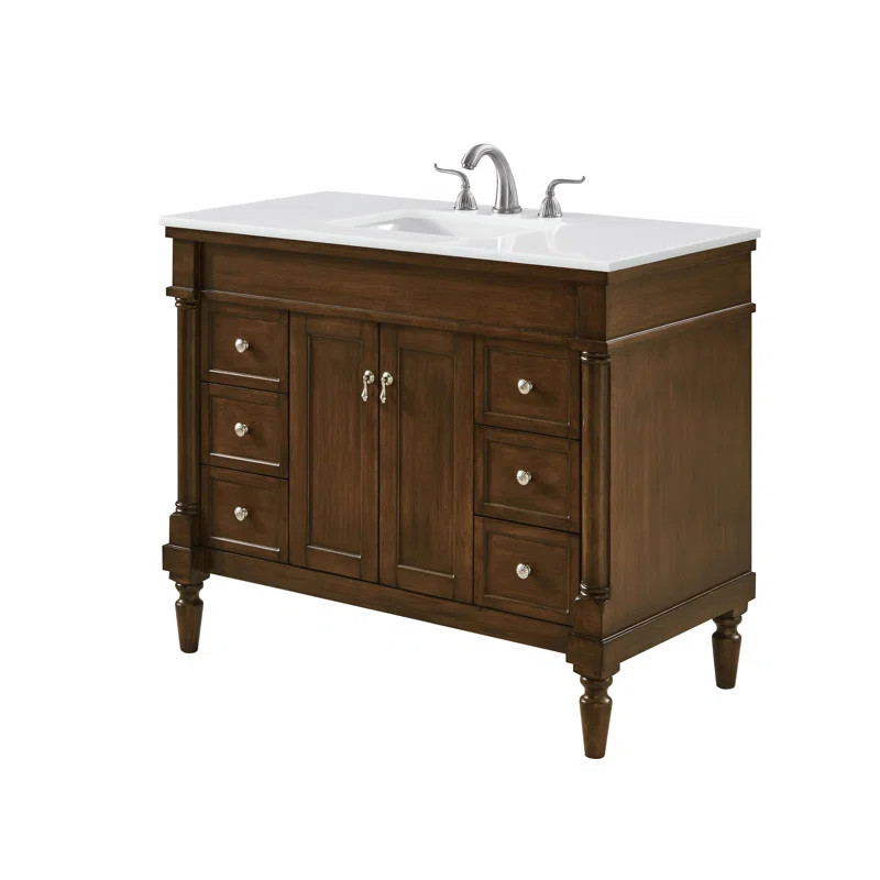 Uriah 42'' Single Bathroom Vanity with Top | Wayfair North America