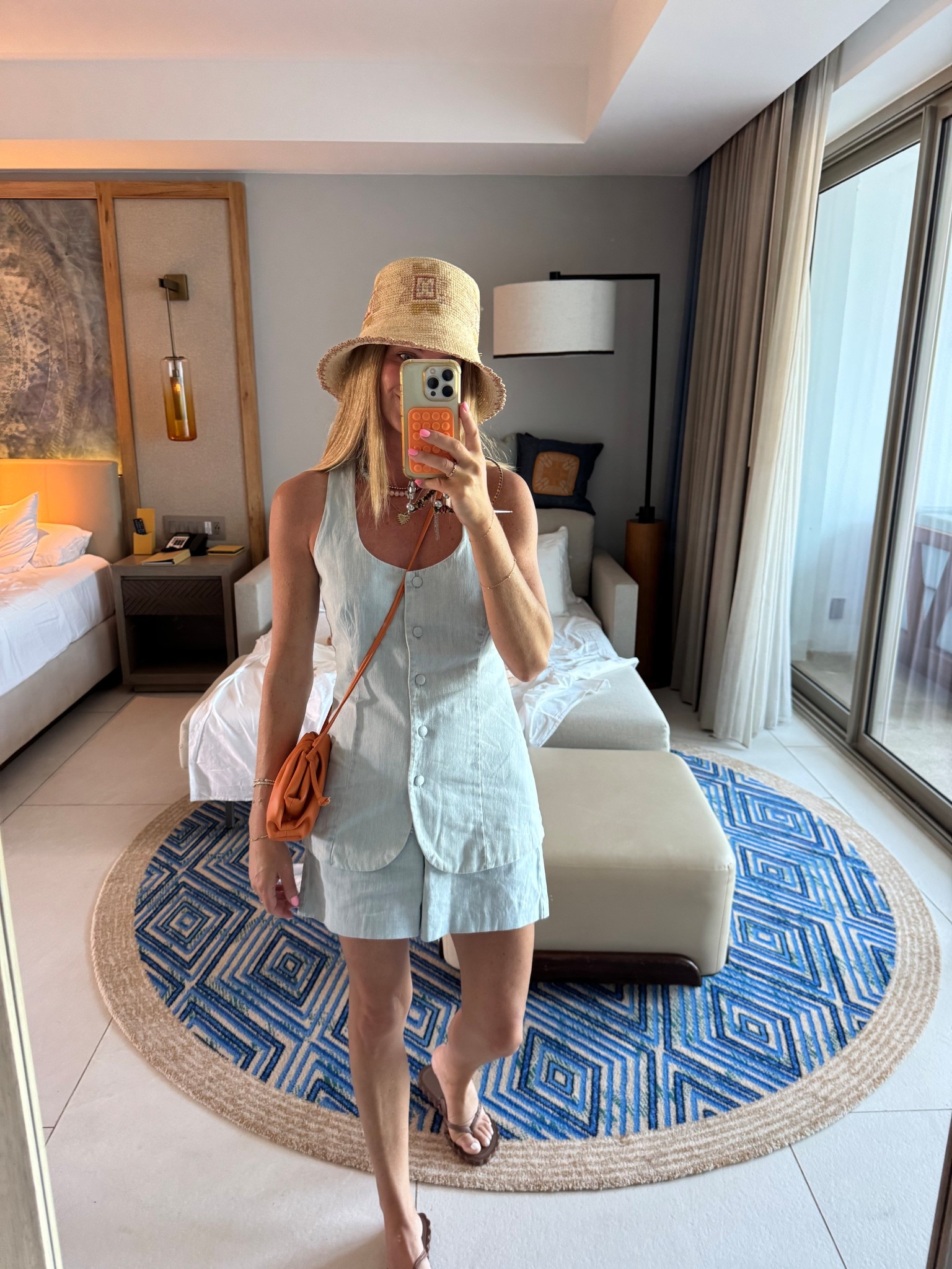 Matching chambray set 

#LTKSwim #LTKdayinmylife #LTKTravel