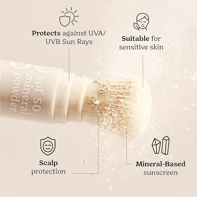 Roe Wellness- SPF 50 Powder Sunscreen Mineral-Based, Non-Toxic Brush-on For Kids, Adults & Babies... | Amazon (US)
