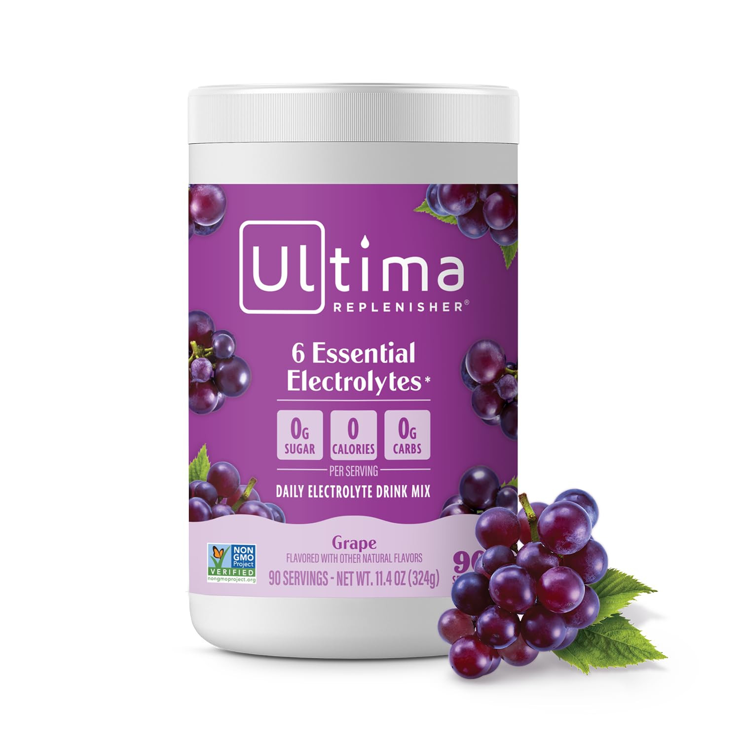 Ultima Replenisher Daily Electrolyte Powder Drink Mix – Grape, 90 Servings – Hydration Powder... | Amazon (US)
