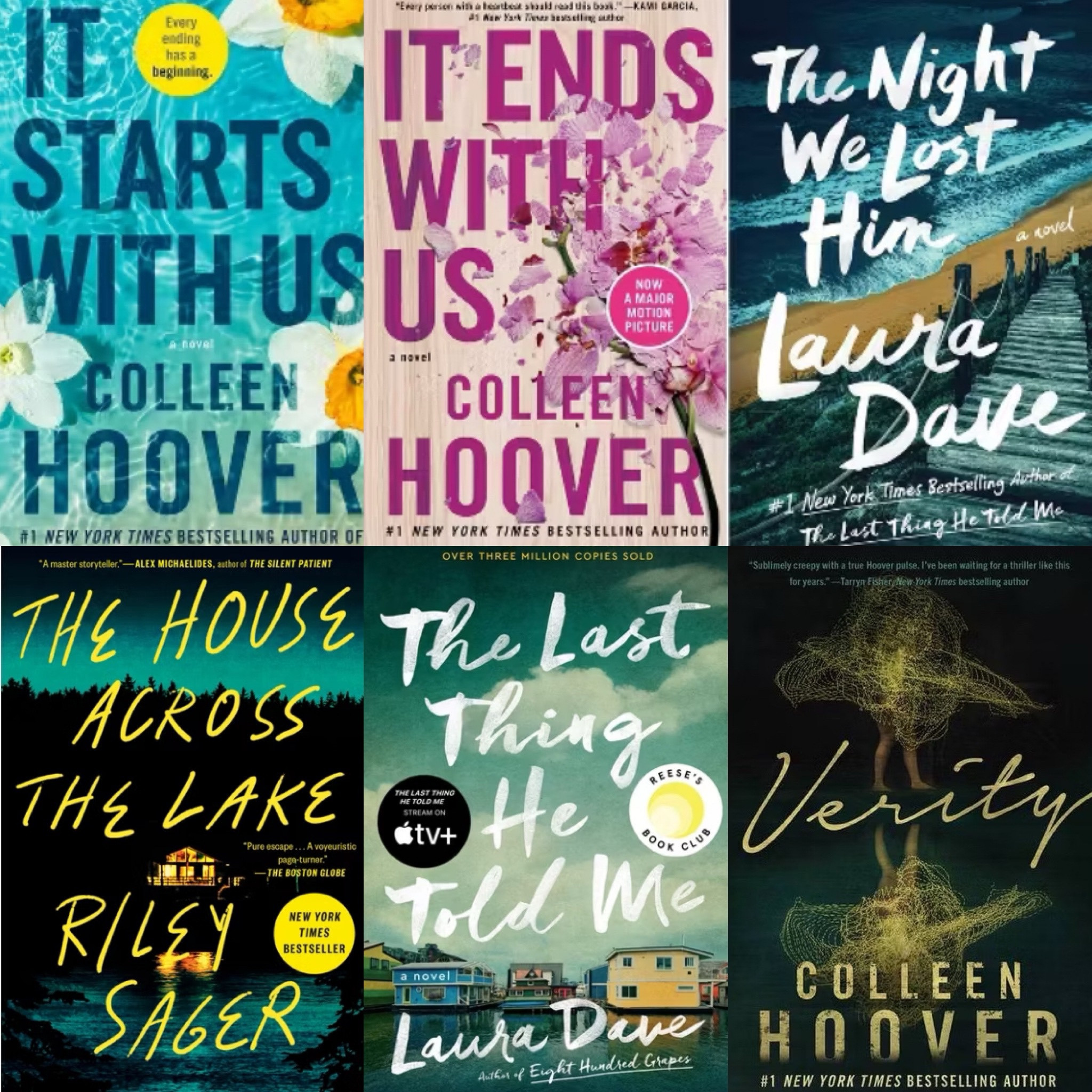 Buy 2 Get 1 FREE Target Books SALE
Laura Dave The night we lost him 
The last thing he told me
Novel
Thriller
Musters
Romance
Colleen Hoover
Verity
It starts with us 
It ends with us
THE HOUSE ACROSS THE LAKE
Riley sager
Christmas book exchange ideas
Gift idea for the reader in your lifee


#LTKCyberWeek #LTKSaleAlert #LTKFindsUnder50