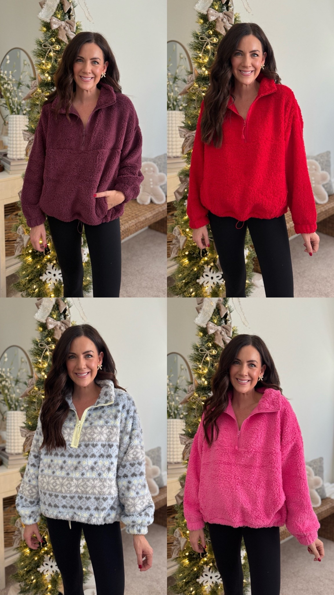 $11 cozy Sherpa pullovers! Great gift idea—wearing a large 

#LTKFindsUnder50 #LTKGiftGuide #LTKSeasonal