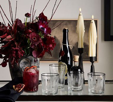 Etched Ghost Drinking Glasses | Pottery Barn (US)