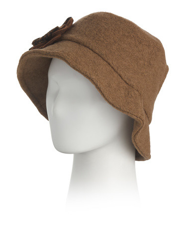 Made In Italy Wool Blend Newsboy Bucket Hat | TJ Maxx