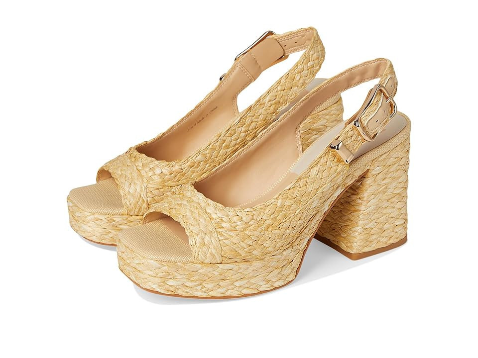 Dolce Vita Flores Women's Sandals Natural Raffia : 9.5 M, Manmade | Zappos