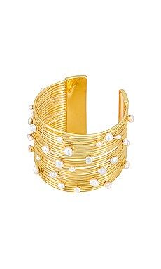 Cult Gaia Nika Cuff in Gold from Revolve.com | Revolve Clothing (Global)