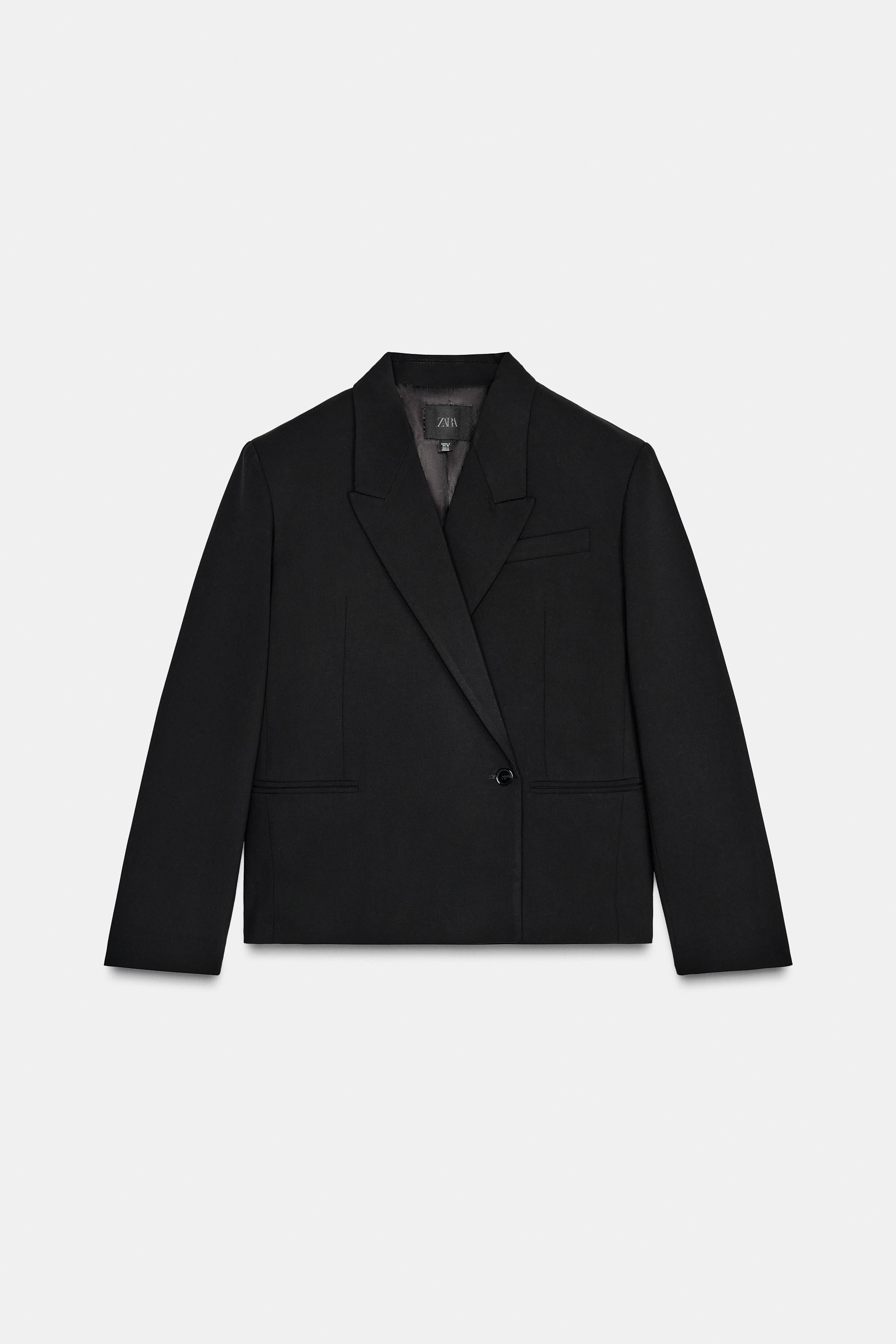 CROPPED DOUBLE-BREASTED BLAZER | Zara US