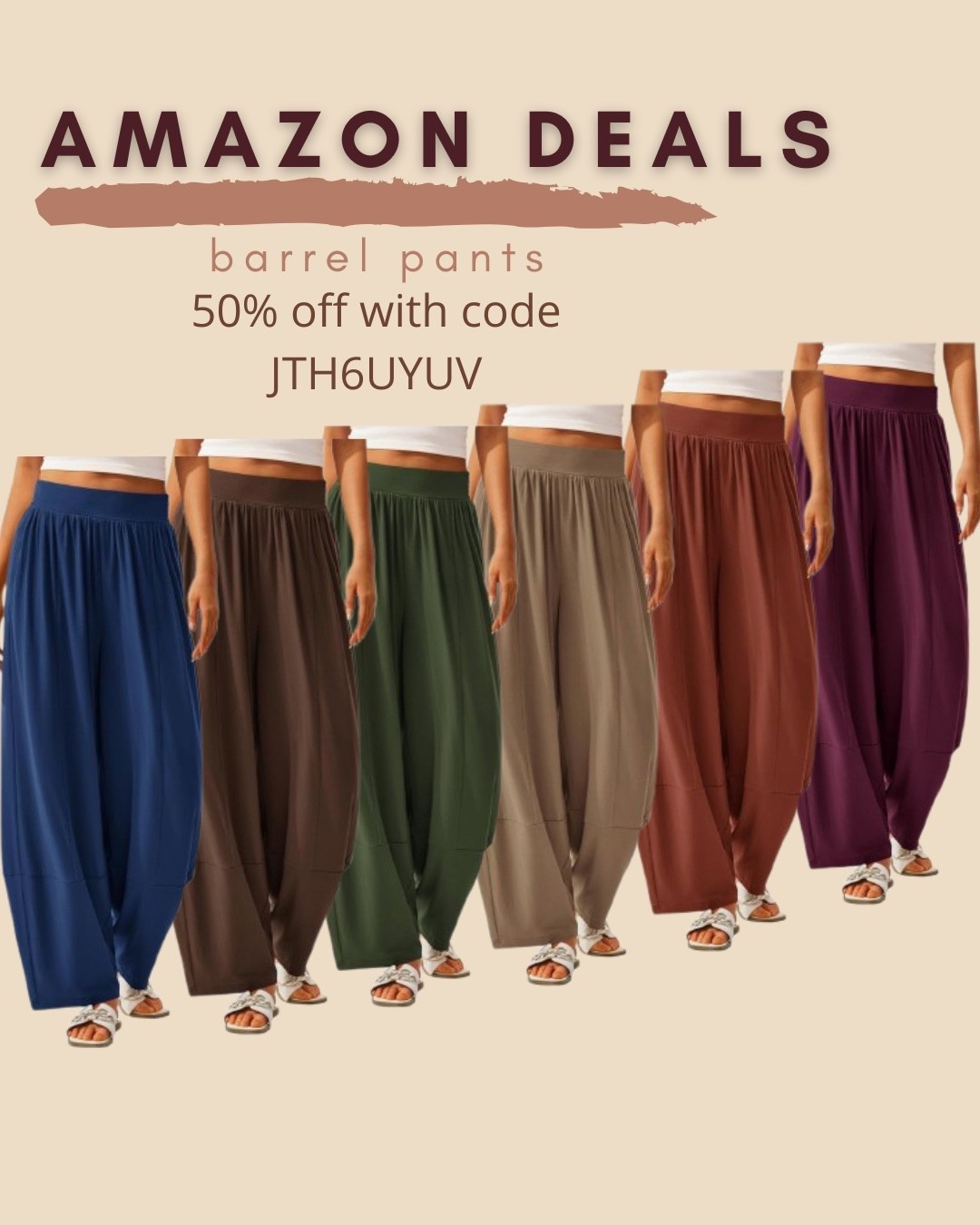 $15 ends 4/5

Amazon fashion
Amazon deals
Barrel pants
Comfy pants


#LTKSaleAlert