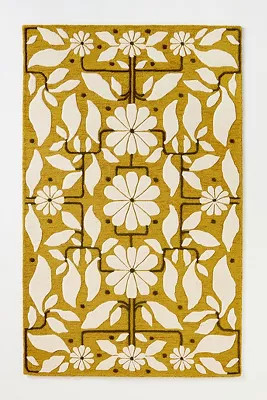 McKenzie Parrott Wool Tufted Fresh Petals Rug | Anthropologie (US)