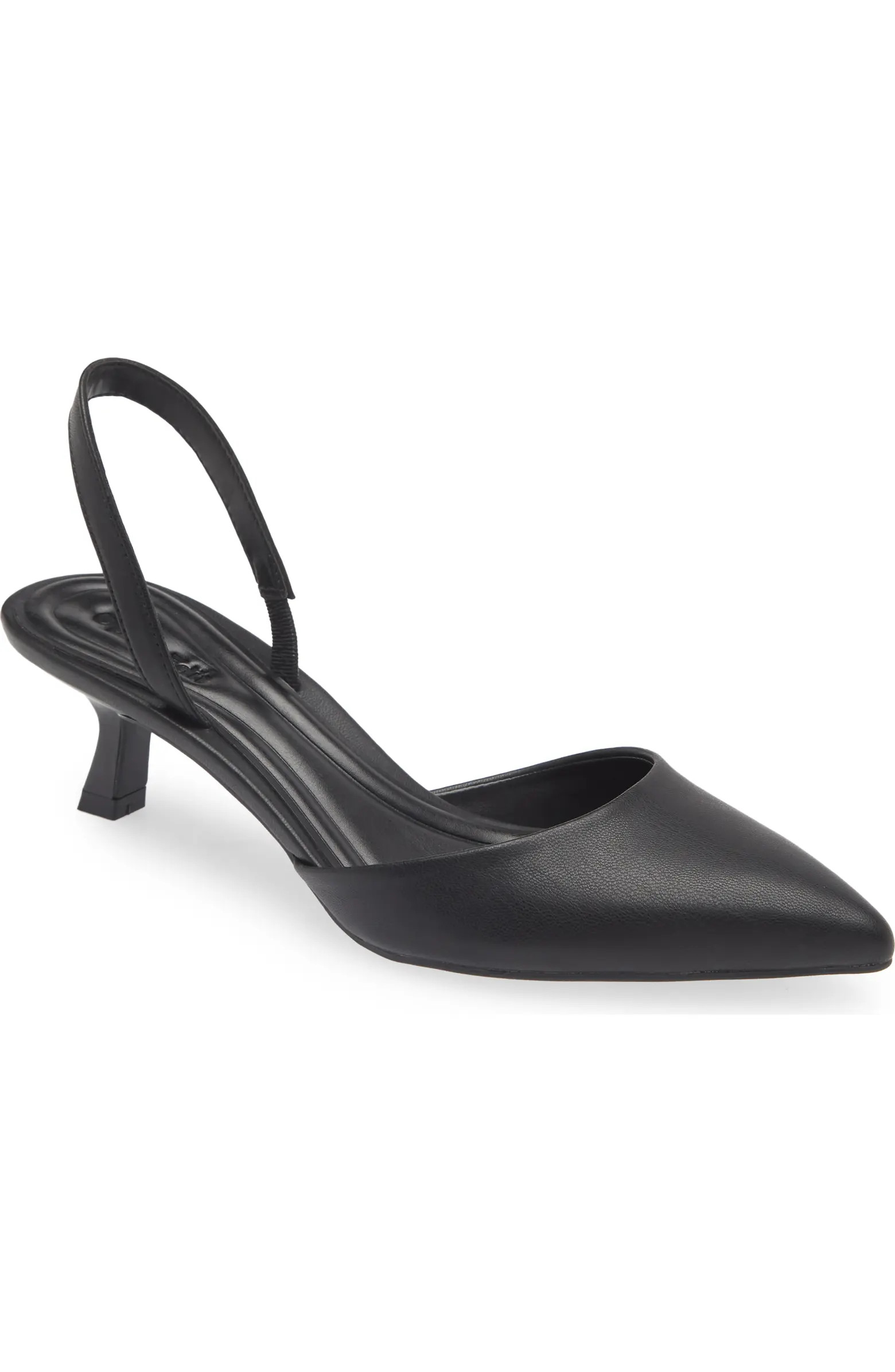 Open Edit Cammie Kitten Heel Slingback Pump (Women) | Nordstrom | Nordstrom
