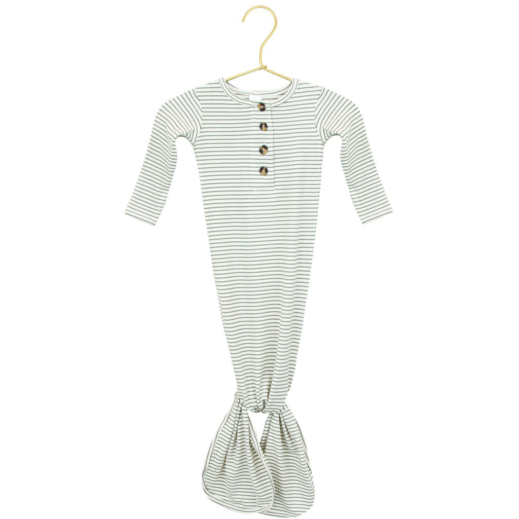 Britton Ribbed Knotted Gown | Lou Lou & Company