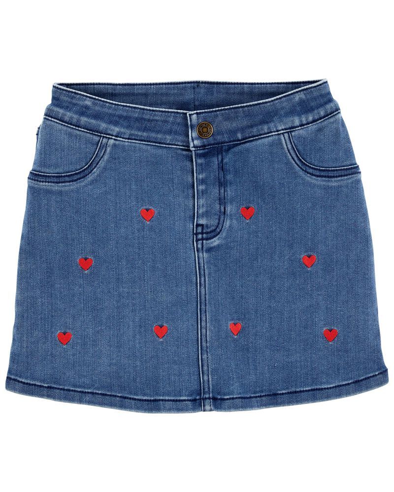 Valentine's Day Heart Denim Skirt | Carter's