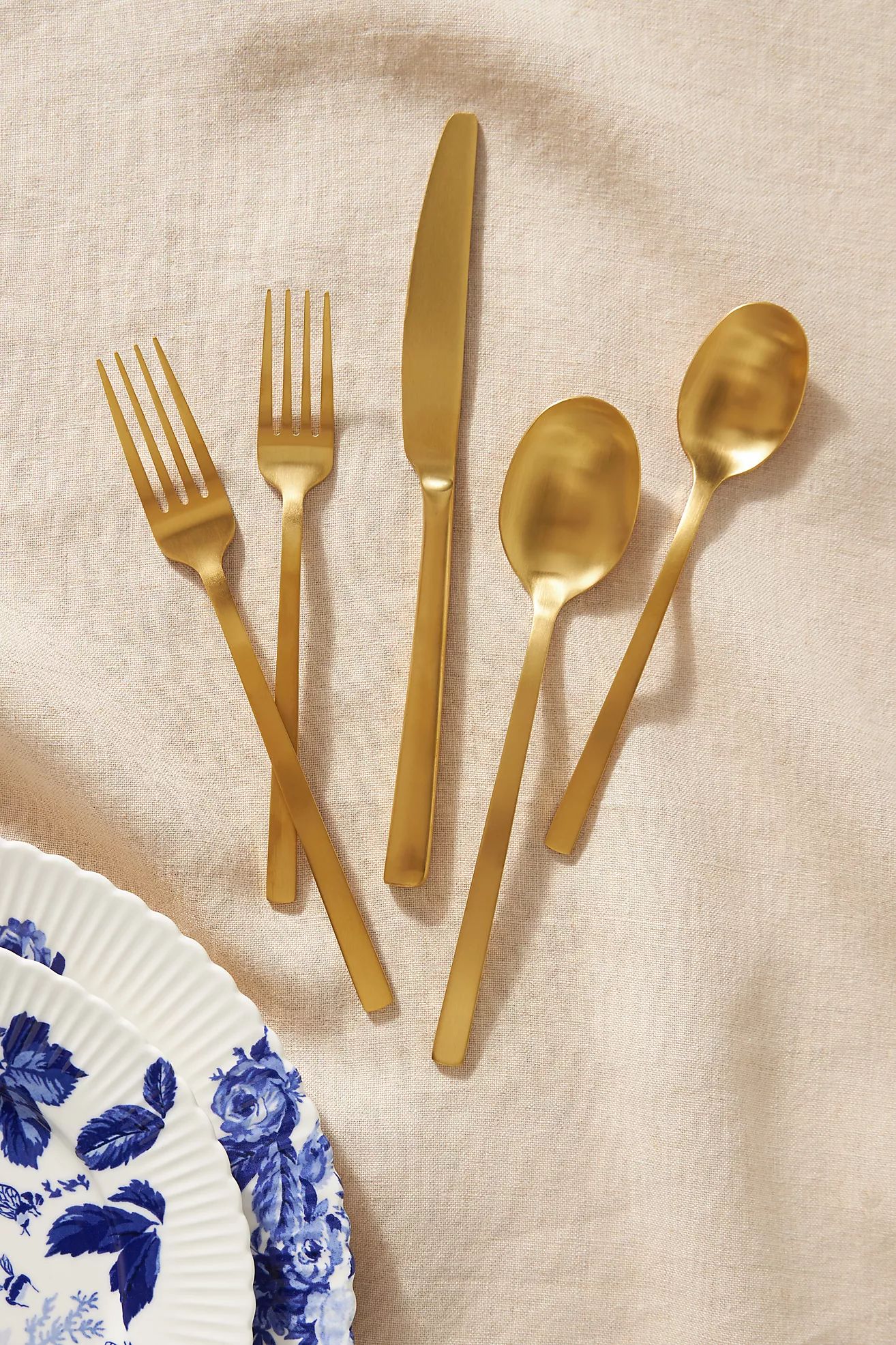 Beacon Satin Flatware 20-Piece Place Setting | Anthropologie (US)