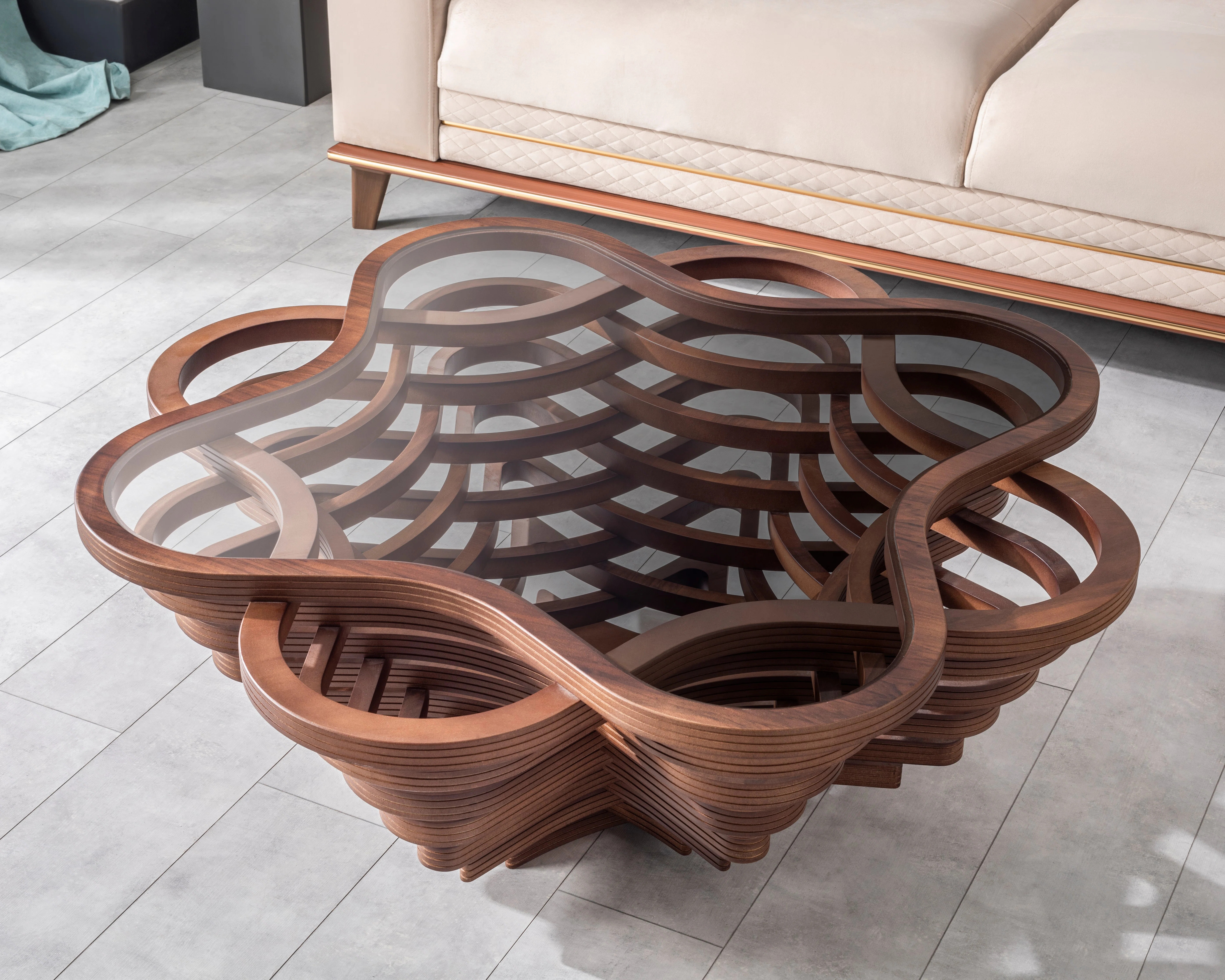Mason-James Glass Top Coffee Table | Wayfair North America