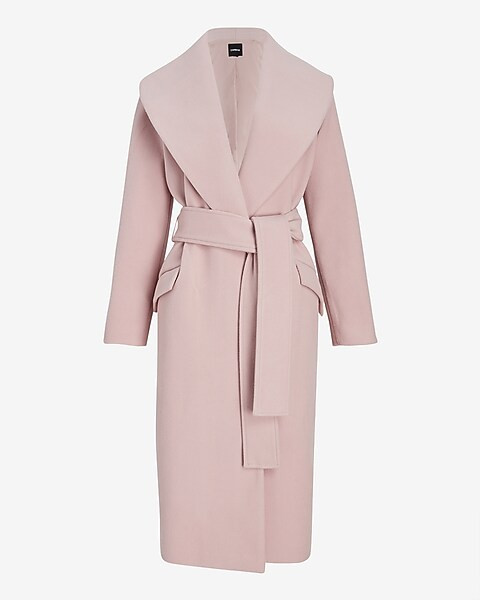 Shawl Lapel Wrap Coat | Express