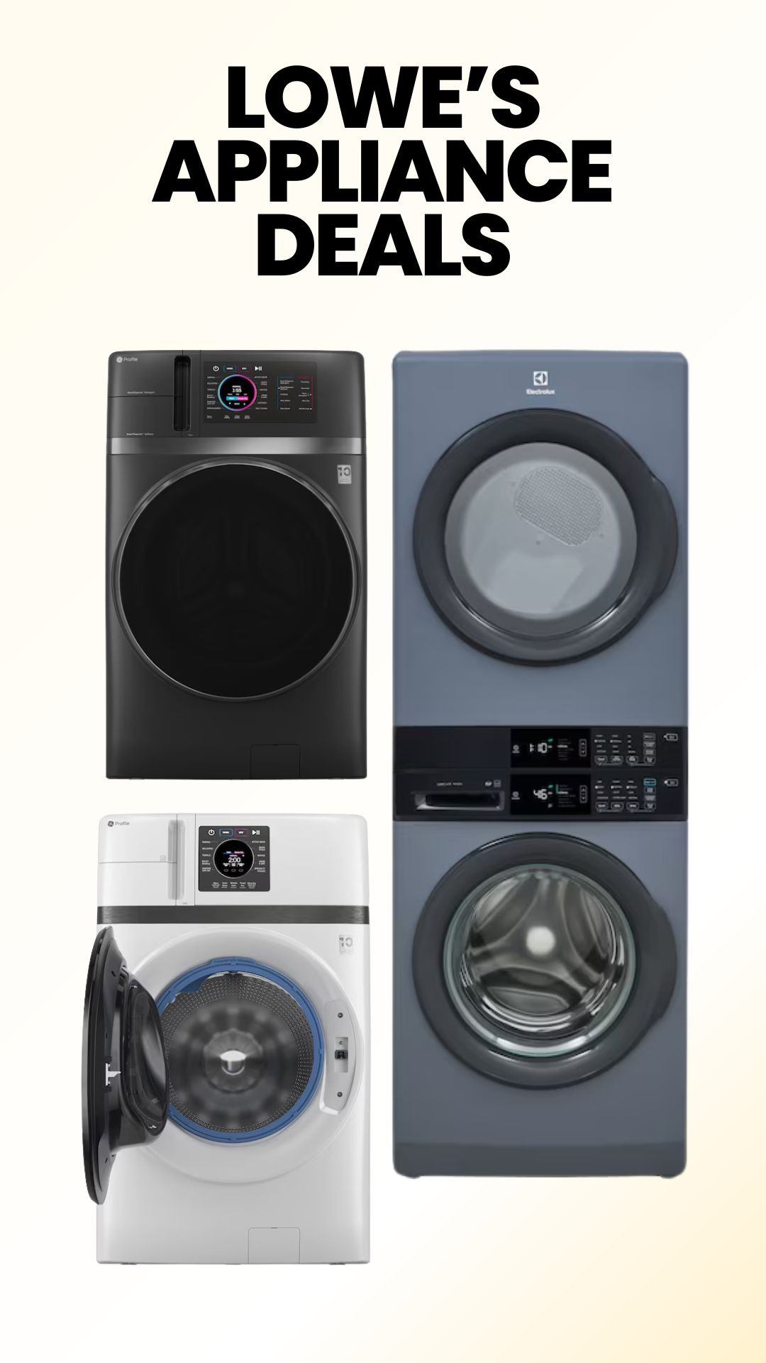 All-in-one and tower washer and dryers are a great way to save space. 
#laundryroom #familylife #LTKappliance 

 #LTKHome #LTKSaleAlert