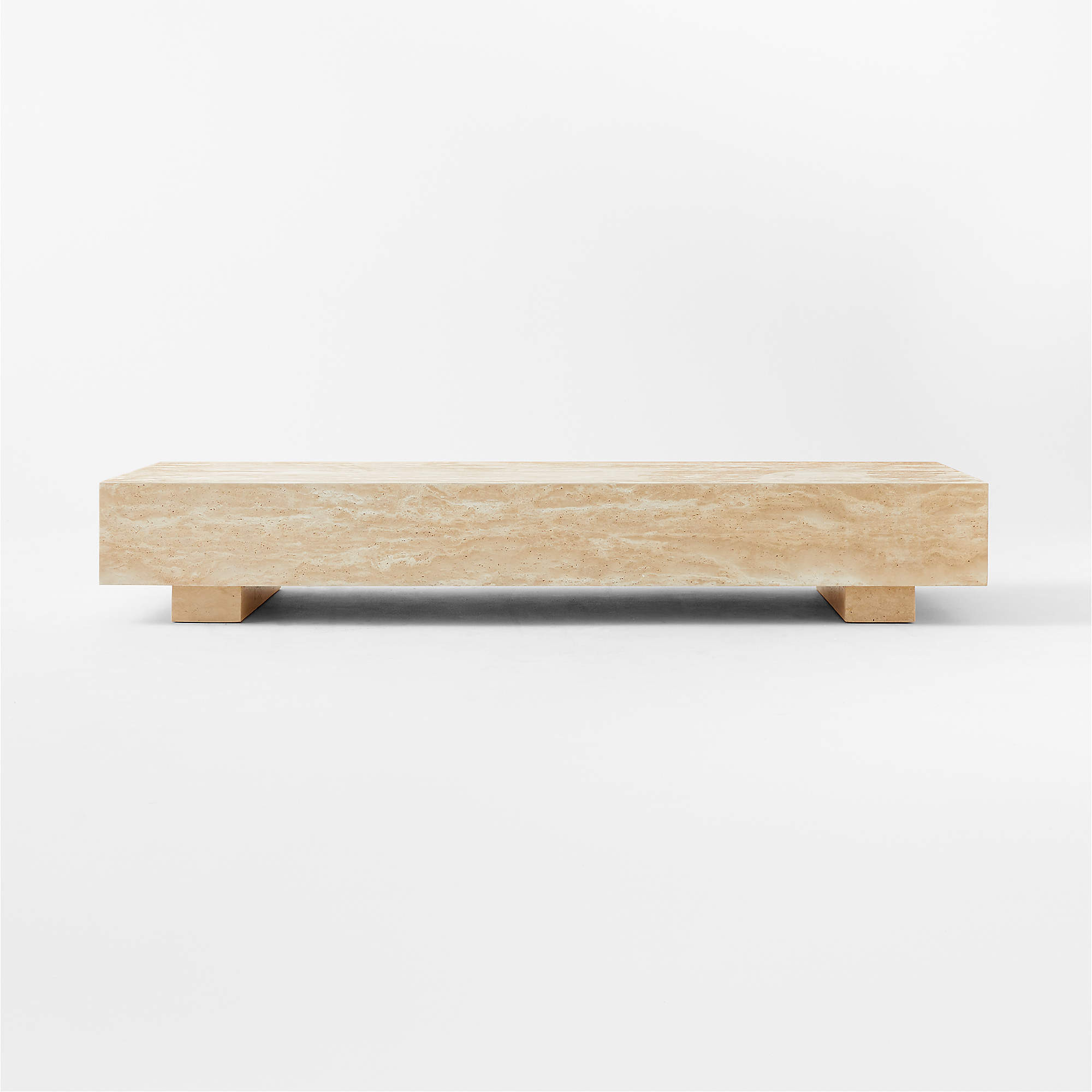 Enyo 55" Rectangular Black Marble Coffee Table + Reviews | CB2 | CB2