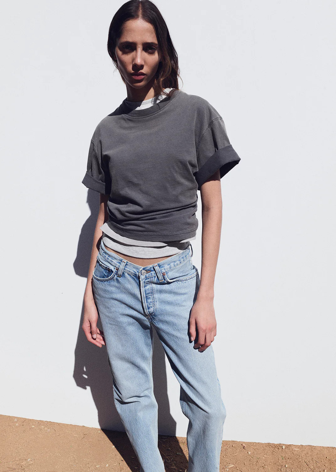 V-Waist Kelly in Replica | AGOLDE