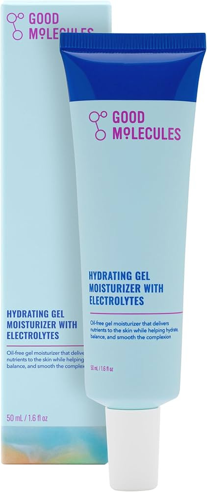 Good Molecules Hydrating Gel Moisturizer – Lightweight Water-Based Gel, Fast-Absorbing Oil-Free... | Amazon (US)
