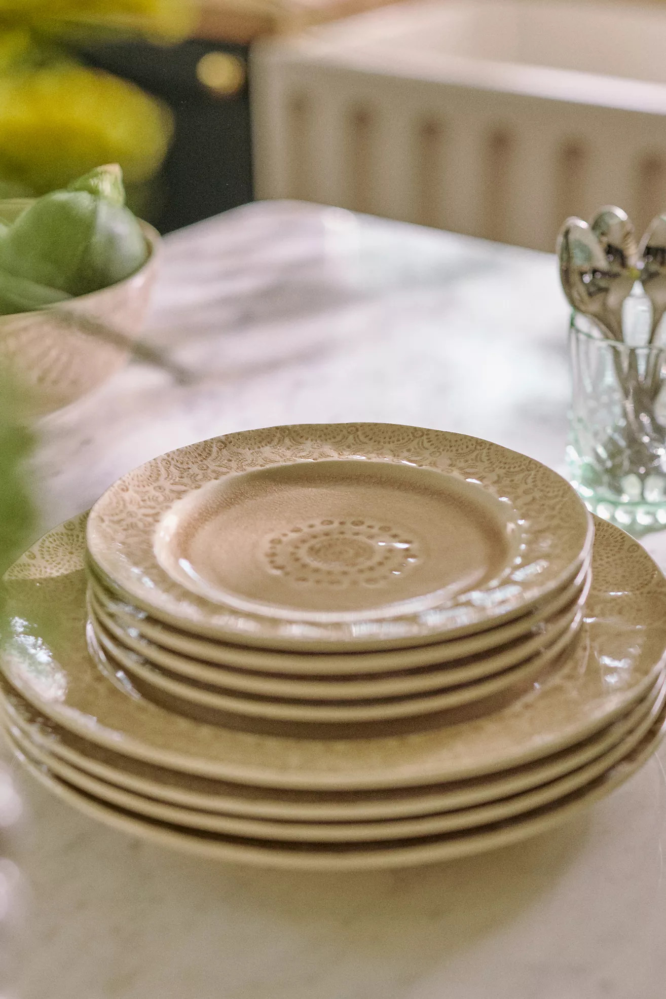 Old Havana Portuguese Stoneware Side Plates, Set of 4 | Anthropologie (US)