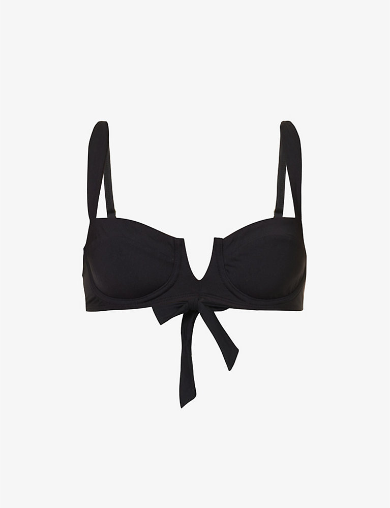 Clovelly balconette bikini top | Selfridges